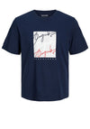 Jack & Jones Joshua T-Shirt, Navy Blazer