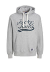 Jack & Jones Trevor Hoodie, Light Grey Melange