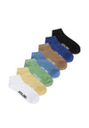 Jack & Jones Roman Boys 5 Pack Trainer Socks, Multi
