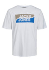 Jack & Jones Fly Big Scale T-Shirt, White