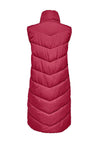 JDY Finno Long Padded Gilet, Raspberry Wine