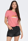JDY Michigan Graphic T-Shirt, Tea Rose