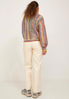 JJXX Jackie Turtleneck Jumper, Dawn Pink Multi