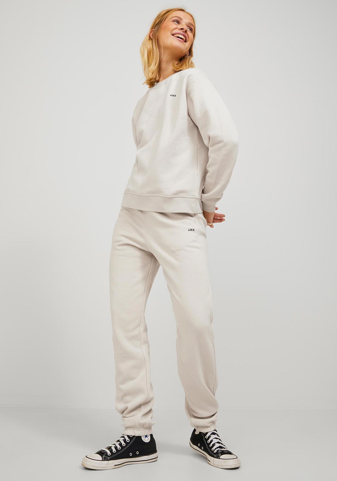 JJXX Abbie Crew Neck Sweatshirt, Moonbeam