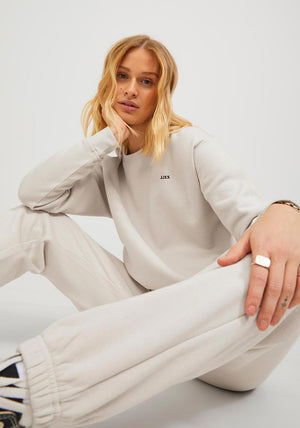 JJXX Abbie Crew Neck Sweatshirt, Moonbeam