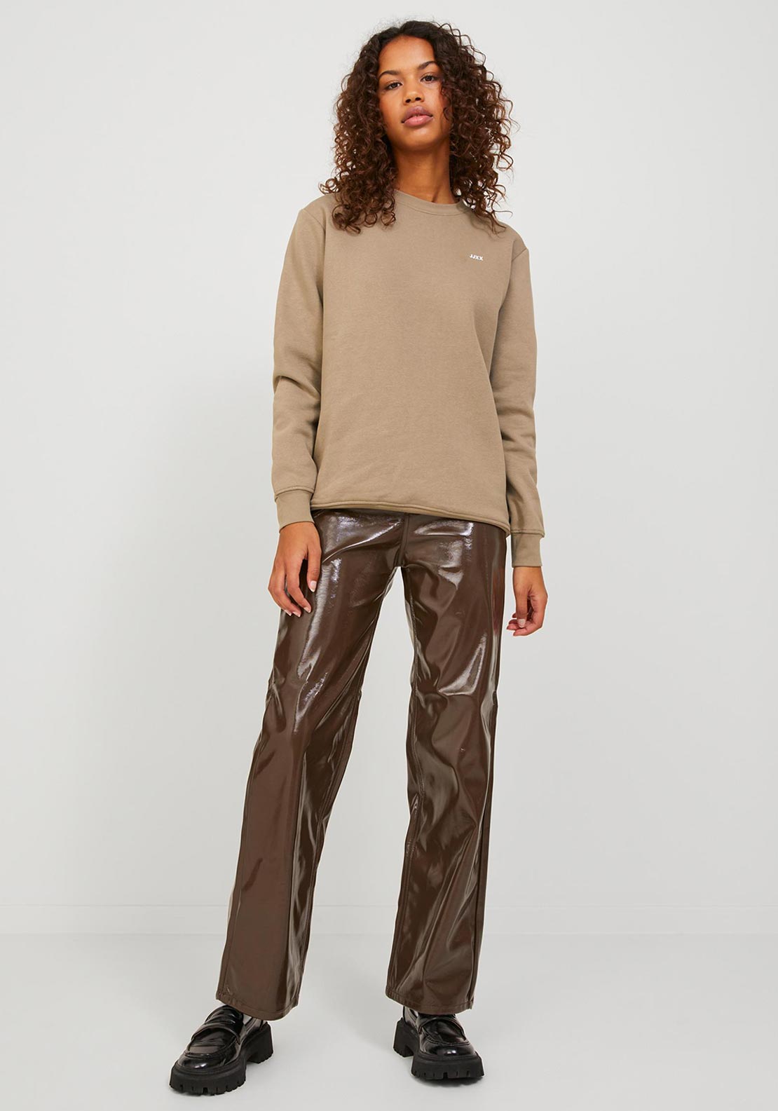 JJXX Abbie Crew Neck Sweatshirt, Brindle