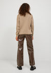 JJXX Abbie Crew Neck Sweatshirt, Brindle