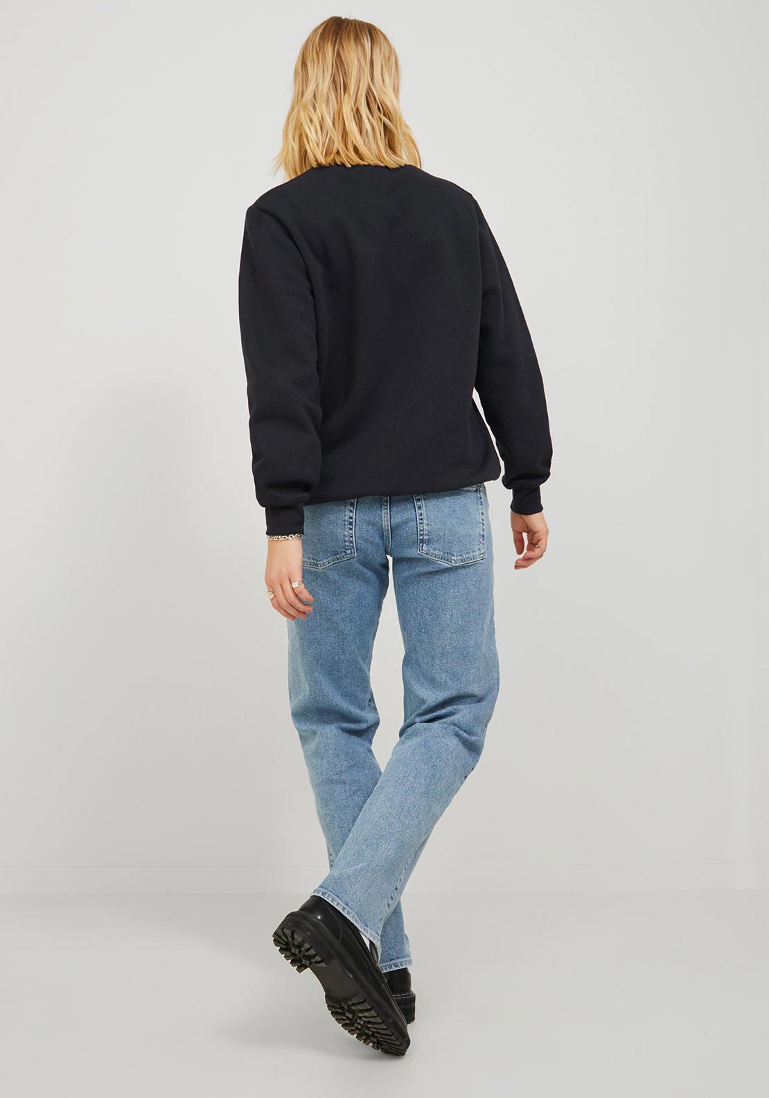 JJXX Abbie Crew Neck Sweatshirt, Black