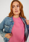 JJXX Abbie Crew Neck Sweatshirt, Carmine Rose