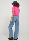 JJXX Valentine Crop T-Shirt, Carmine Rose