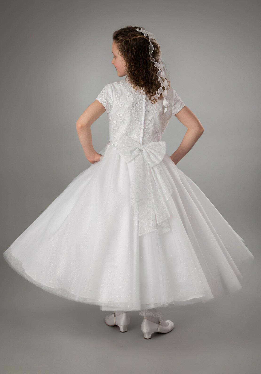 Paula’s Communion PJ06 Communion Dress, White