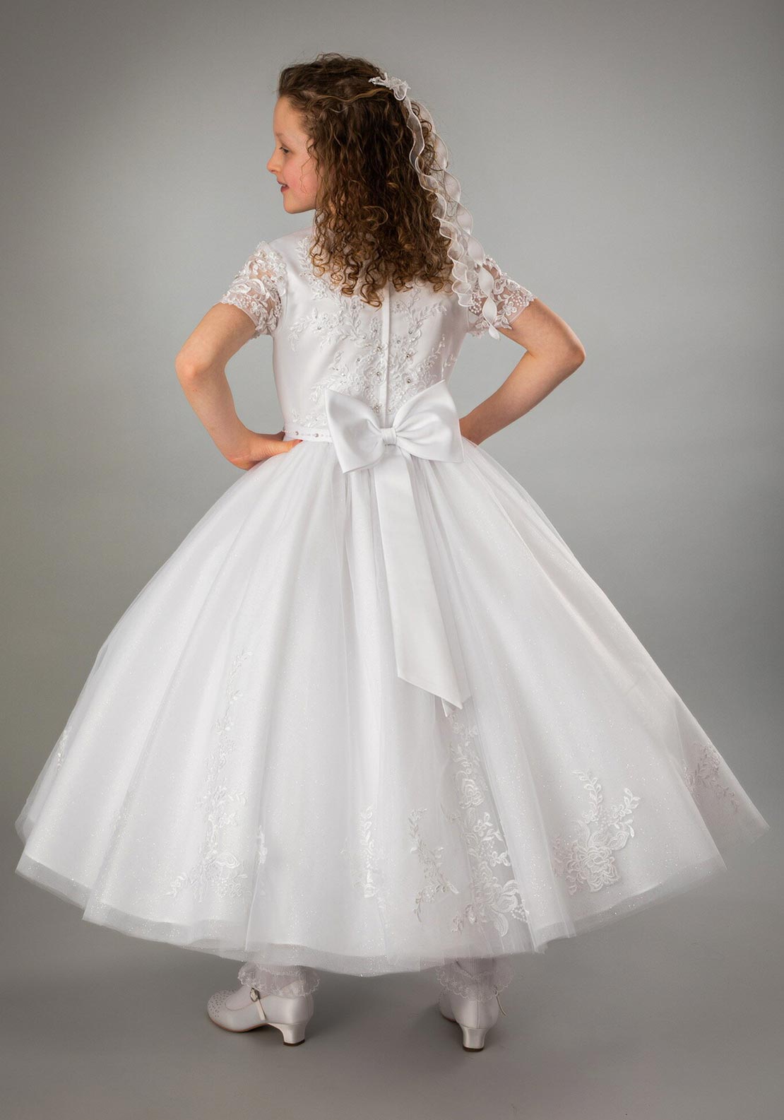 Joan Calabrese PJ07 Communion Dress, White
