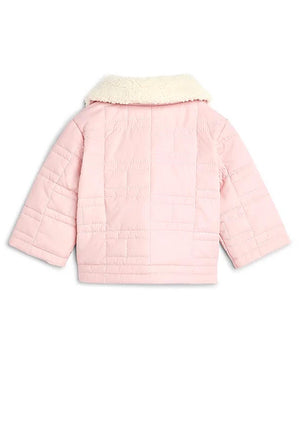 Tommy Hilfiger Baby Quilted Flag 2-4 Months Jacket, Pink
