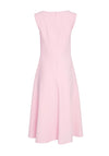 Kate Cooper Basque Bodice Midi Dress, Light Pink