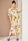 Kate Cooper Dome Waist Print Maxi Dress, Multi