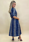 Kate & Pippa Capri Animal Print Midi Dress, Blue Multi