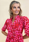 Kate & Pippa Latina Mini Dress, Pink & Red
