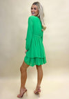 Kate & Pippa Steffi Tiered Mini Dress, Green