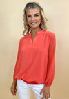 Kate & Pippa Bella Band Hem Top, Orange