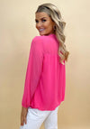 Kate & Pippa Bella Band Hem Top, Pink