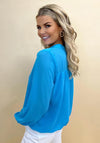Kate & Pippa Bella Band Hem Top, Blue