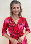 Kate & Pippa Boho Print Maxi Dress, Red