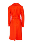 Kate Cooper Belted Waist Long Coat, Orange