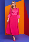 Kate Cooper Flare Sleeve Maxi Dress, Pink