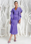 Kevan Jon Tilly Ruffle Sleeve Dress, Lilac