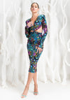 Kevan Jon Donna Floral Twist Dress, Multi