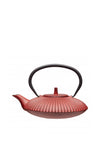 La Cafetiere Cast Iron Infuser Teapot 600ml, Red