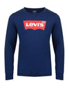 Levis Kids Logo Long Sleeve T-Shirt, Navy