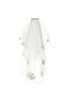 Little People Lace Trim Communion Veil, White
