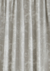Laura Ashley Josette Fully Lined Blackout Pencil Pleat Curtains, Steel