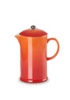 Le Creuset Stoneware French Press Cafetiere, Flame