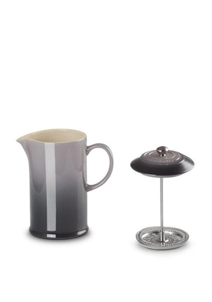 Le Creuset Stoneware French Press Cafetiere, Flint