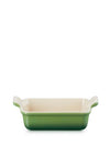 Le Creuset Stoneware Heritage 19cm Rectangular Dish, Bamboo Green