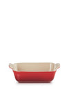 Le Creuset Stoneware Heritage 19cm Rectangular Dish, Cerise