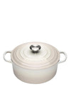 Le Creuset Signature Round Collection 4.2L Casserole Dish, Meringue