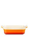 Le Creuset Stoneware Heritage 26cm Rectangular Dish, Flame