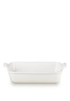 Le Creuset Stoneware Heritage 26cm Rectangular Dish, Meringue