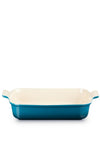 Le Creuset Stoneware Heritage 32cm Rectangular Dish, Deep Teal