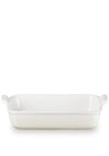Le Creuset Stoneware Heritage 32cm Rectangular Dish, Meringue
