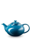 Le Creuset Stoneware Classic Teapot, Deep Teal