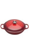 Le Creuset Signature Collection 3.5L Shallow Oven Casserole Dish, Cerise