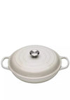 Le Creuset Signature Collection 3.5L Shallow Oven Casserole Dish, Meringue