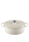 Le Creuset Signature Collection 4.1L Oval Oven Casserole Dish, Meringue