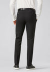 Meyer Roma Fine Tropical Wool Chinos, Black