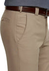 Meyer Roma Tropical Wool Chinos, Beige