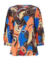 Masai Briasa Artistic Print Top, Multi